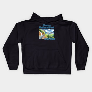 Glacier National Park, Montana Kids Hoodie